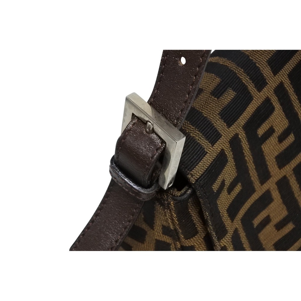 FENDI Zucca Mamma Bucket One Shoulder Hobo bag of brown canvas leather - Picture 5 of 10